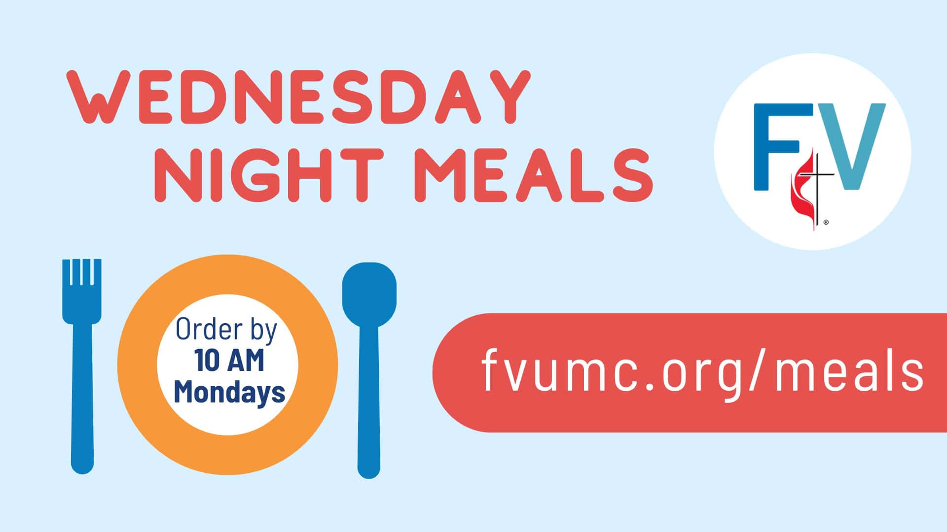 Wednesday Meal Ordering