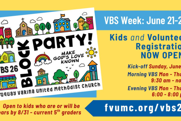 VBS 2026 Block Party ALL Reg Home FVUMC