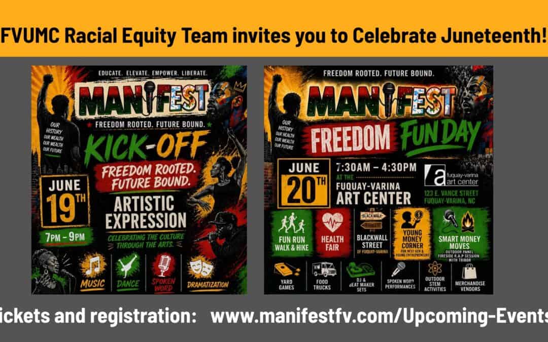Fuquay Juneteenth Celebrations on 6/19-20