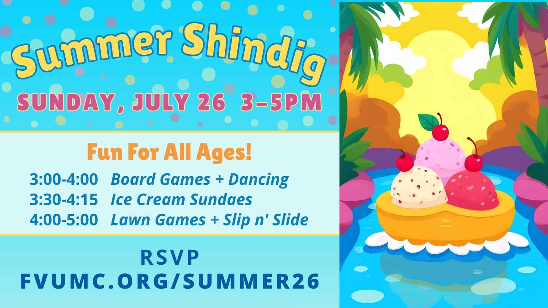 Summer Shindig Fun on July 26